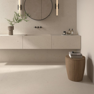 Collection Suite Stone par Lafaenza en coloris Shell et décor Plisse Shell