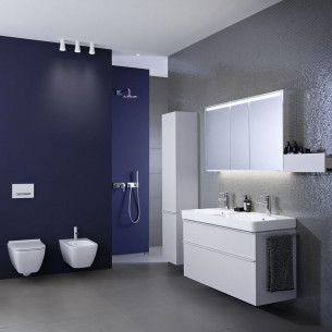 Plan de toilette avec double vasque Geberit Smyle Square