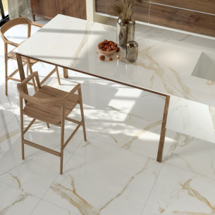 Collection Scultorea par Marca Corona en coloris Calacatta Oro Fino