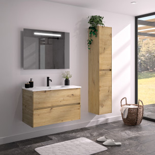 Meuble Elyps 2 coloris Chêne blond d'Ambiance Bain