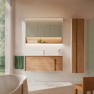 Meuble Moto de Burgbad coloris Bois véritable chêne nature