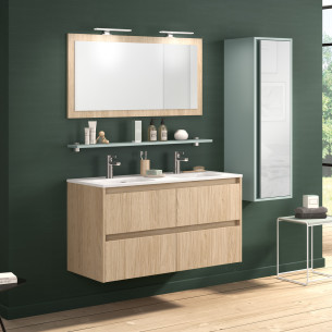 Meuble D-Motion affleurant coloris Chêne du désert structuré de Delpha