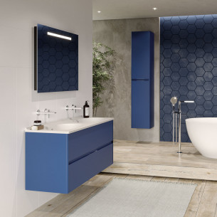 Meuble salle de bain Elyps couleur marine de Ambiance Bain