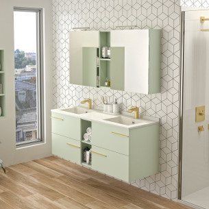 Salle de bains VIRGINIA double vasque – Cocktail Scandinave