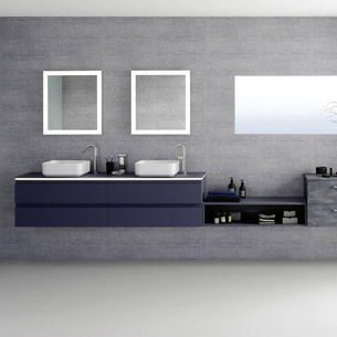 Meuble de salle de bains Halo 180 cm Galaxy Soft de Sanijura