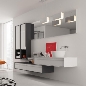 meubles de salle de bains Inda modèle Dieci