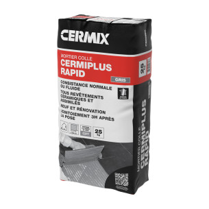 Mortier colle Cermiplus Rapid de Cermix