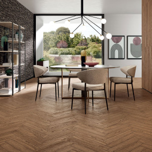 Collection Nordic Wood par Novabell en coloris Walnut