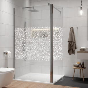 Paroi de douche Arty avec volet mobile de Leda