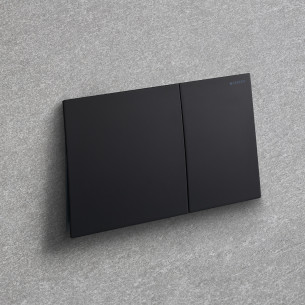 Plaque de commande Sigma70 Acier Noir mat de Geberit