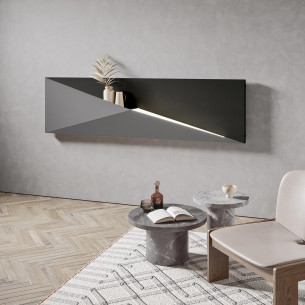 Radiateur électrique contemporain et horizontal Polygon de la marque IRSAP