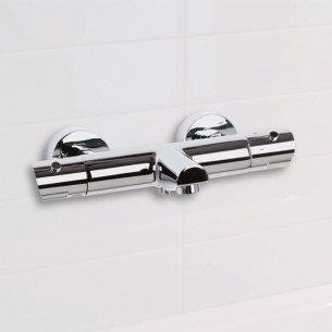 Mitigeur bain/douche thermostatique Caledonia Chromé de Ramon Soler