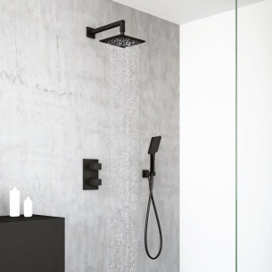 robinetterie douche quadri noir mat de cristina ondyna