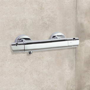 Mitigeur douche thermostatique Caledonia Chromé de Ramon Soler