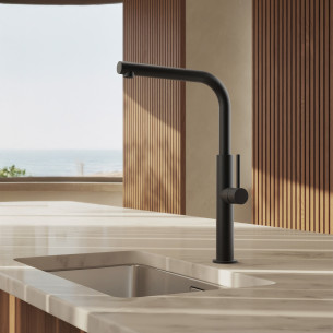 Cucina mitigeur évier - Finition Blackmat
