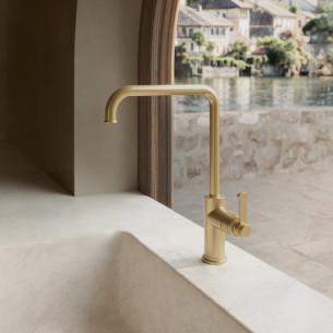 mitigeur évier Faro de Cristina - Finition Vieux bronze mat