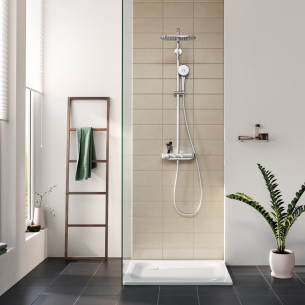 Colonne de douche avec robinetterie grohe