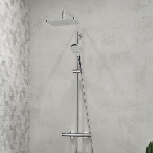 Colonne de douche thermostatique Showerpipe 280 softcube de Hansgrohe