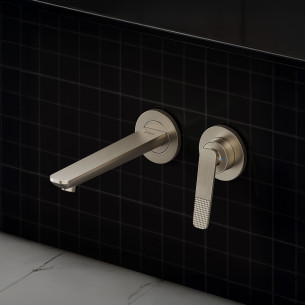 Mitigeur de lavabo 2 trous AXOR Citterio C Nickel brossé d'AXOR