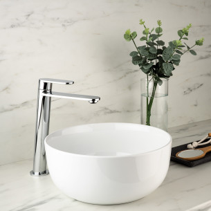 Mitigeur lavabo rehaussé Capri - Chromé