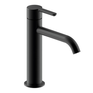 Mitigeur lavabo medium Minimal Epoxy Noir mat de Paini