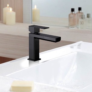 Mitigeur lavabo Plaza Black PVD de Païni