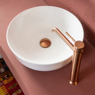 Mitigeur lavabo haut Odisea Cuivre brossé de ramonsoler