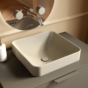 Vasque Vox carrée finition Argile satiné de Jacob Delafon