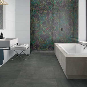 Collection Rockyart par Villeroy & Boch en coloris Snow, Magical Blue et Basalt