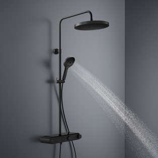 Colonne de douche Ranio 2 finition Noir de Duravit