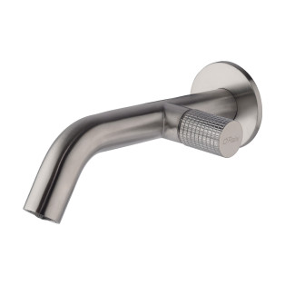 Mitigeur de lavabo mural inox brossé One Piece de Paini