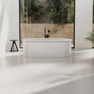 Baignoire en îlot BetteSuno Oval Blanc Brillant de Bette