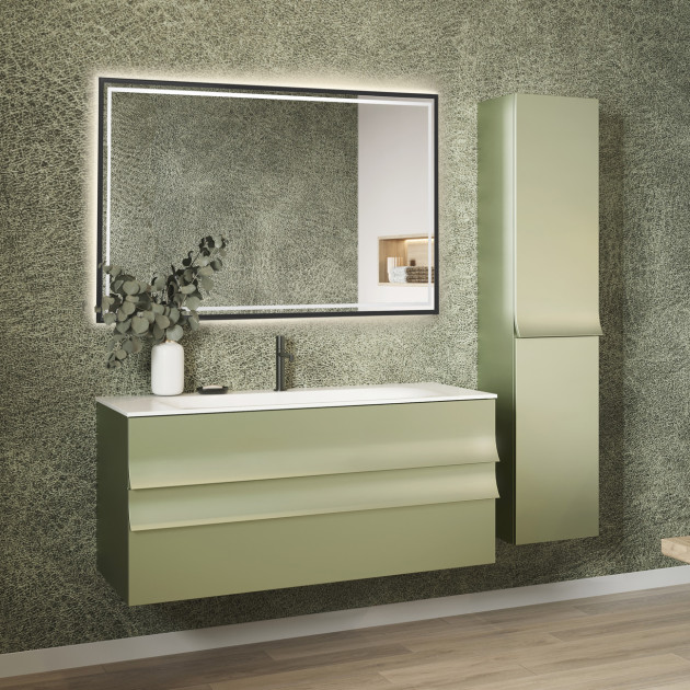 Meuble Pagode par Decotec 120 cm en coloris Sauge