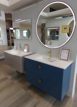 Meuble de salle de bain 2 tiroirs 