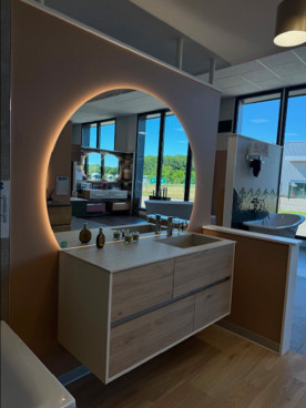 Meuble suspendu avec simple vasque