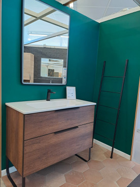 Meuble simple vasque sur pied
