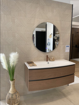 Meuble de salle de bain avec 2 tiroirs