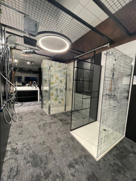 Douche avec receveur