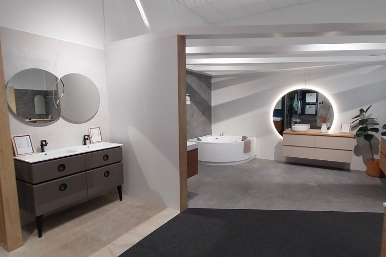 Meuble de salle de bain double vasque 