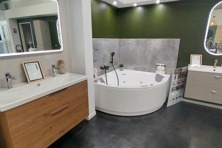 Baignoire d'angle
