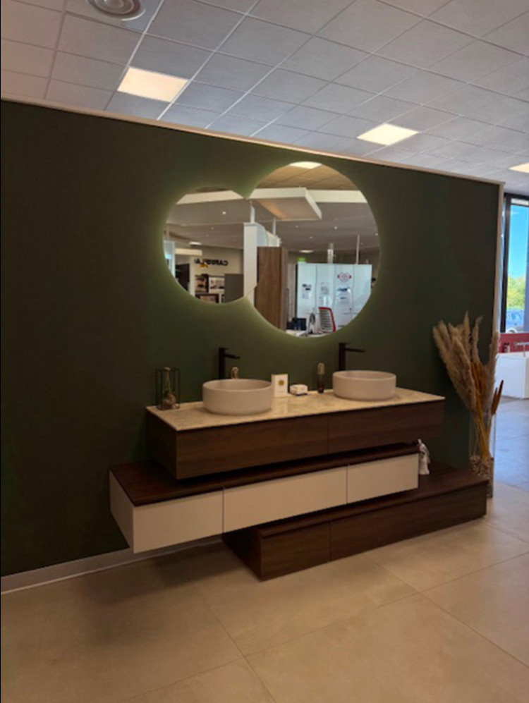 Meuble de salle de bain double vasque