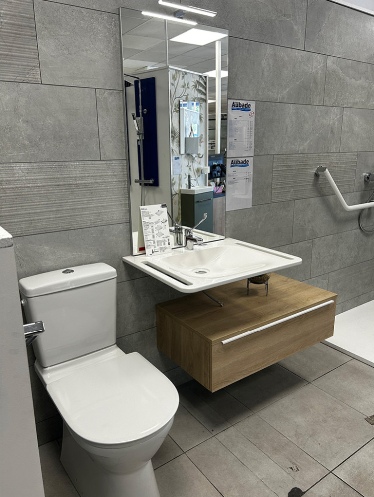 Meuble de salle de bain PMR