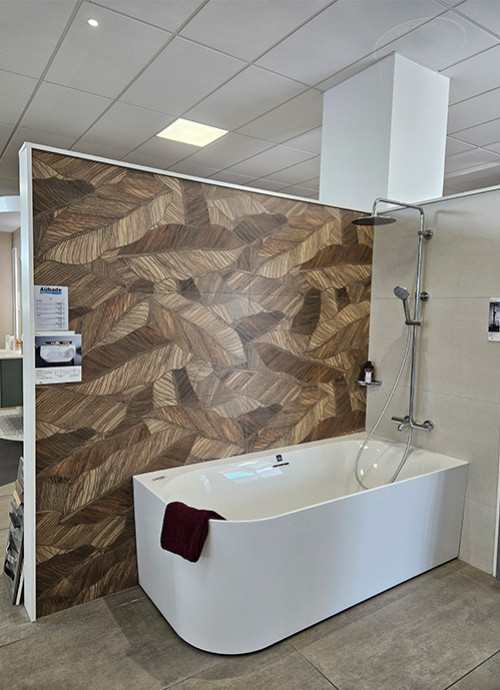 Baignoire avec colonne de douche