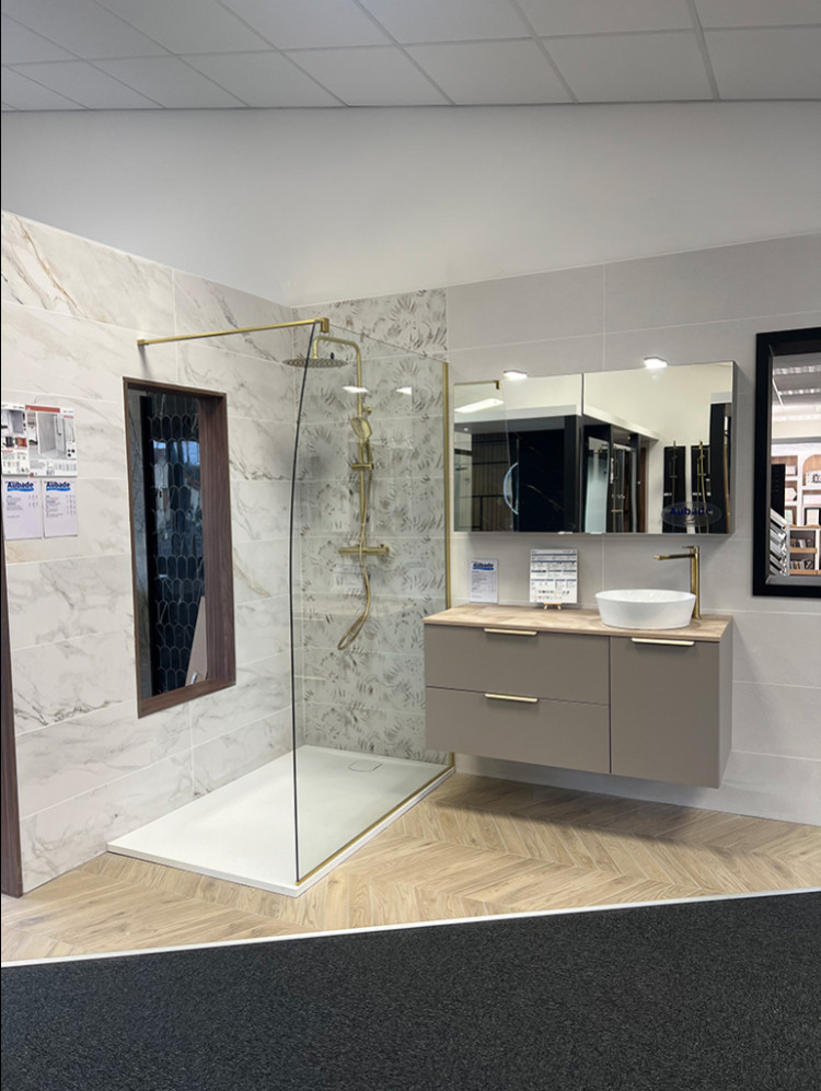 Meuble de salle de bain et douche
