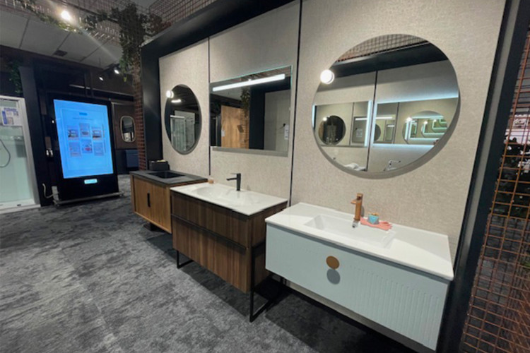 Meubles de salle de bain avec miroir