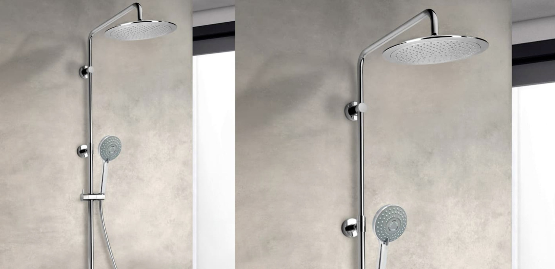 colonne de douche shower line 2 chrome 