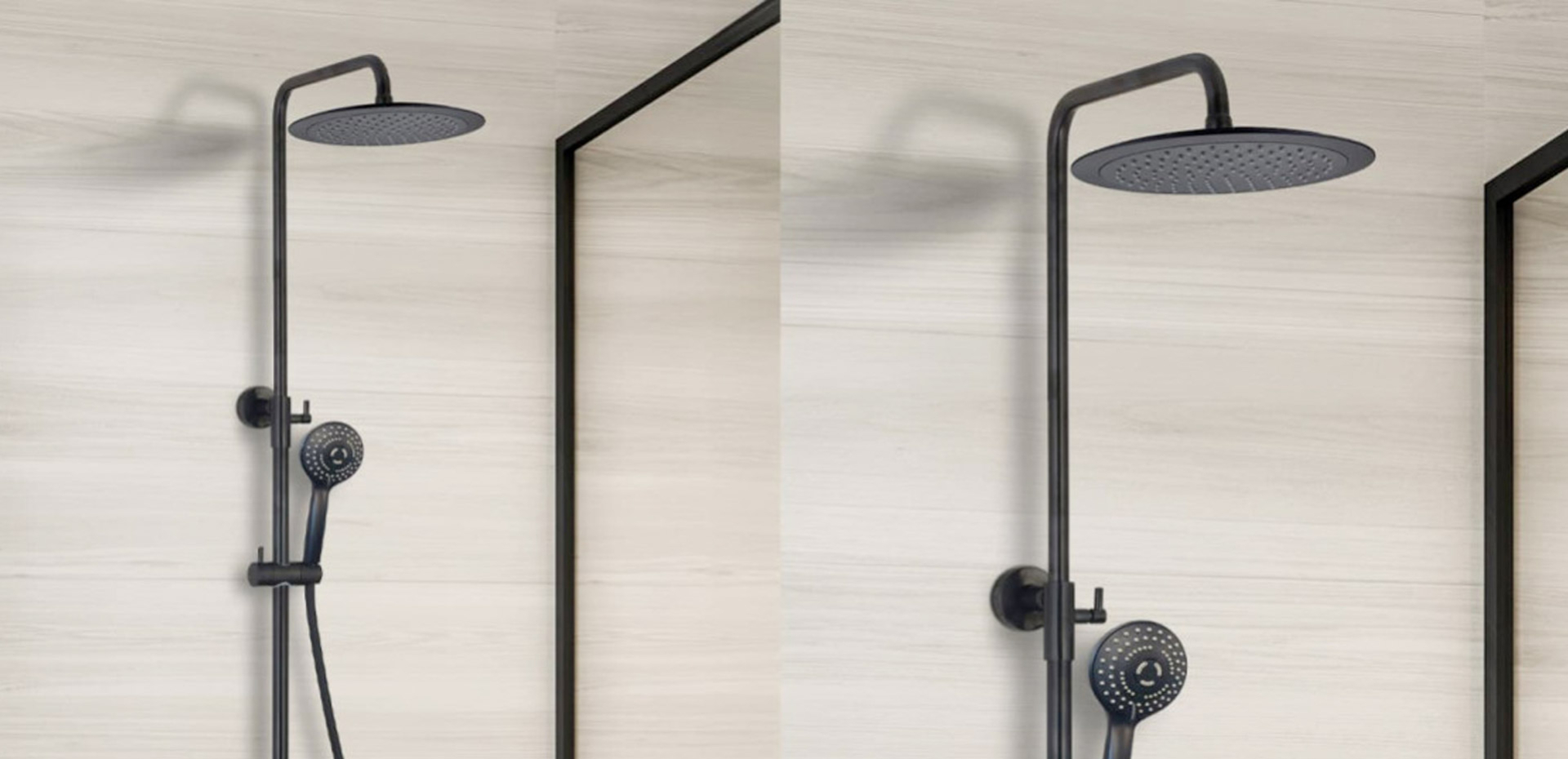 colonne de douche shower line 2 noir