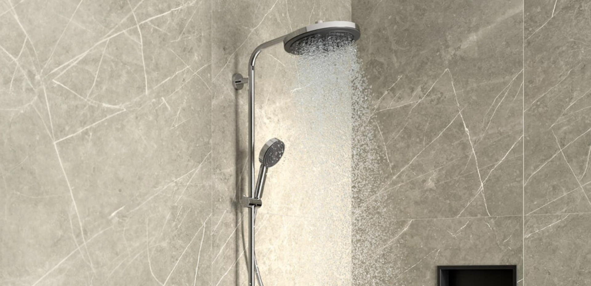 colonne de douche thermostatique pulsify 260 Hansgrohe