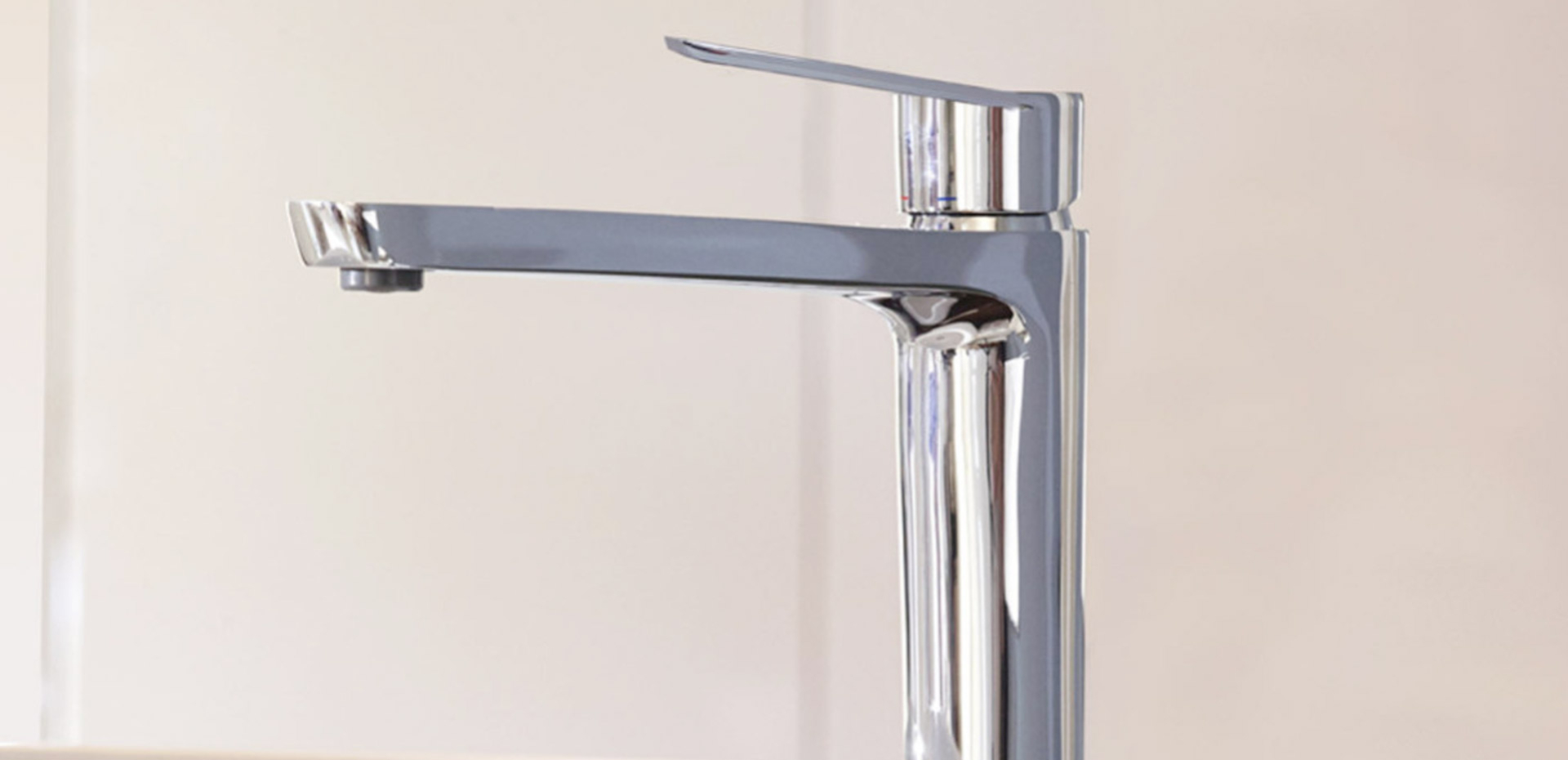 mitigeur lavabo caledonia haut chrome