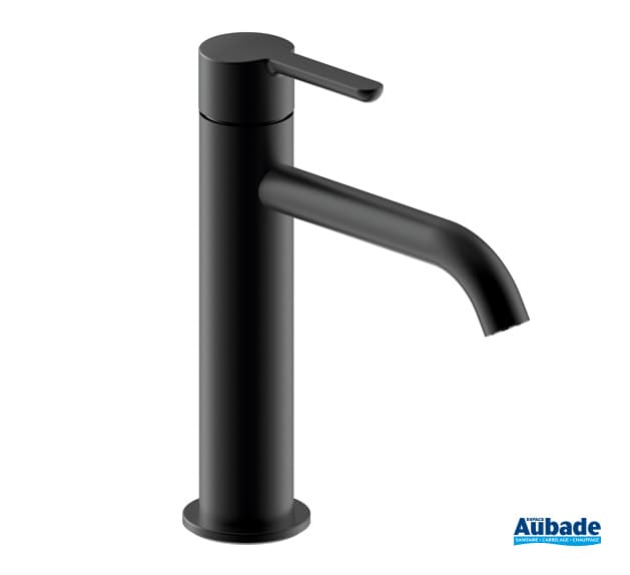 mitigeur lavabo medium minimal noir